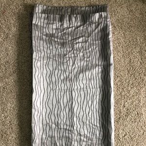 Purple and Silver Metallic Shine Shower Curtain